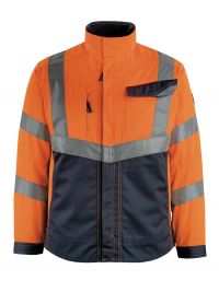 Mascot Warnschutzjacke in Orange-Schwarzblau